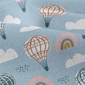 Rainbow Hot Air Balloon Modern Jersey