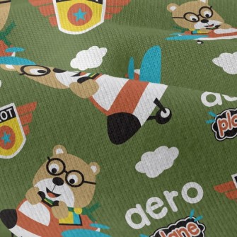 Bear Plane Modern Jersey