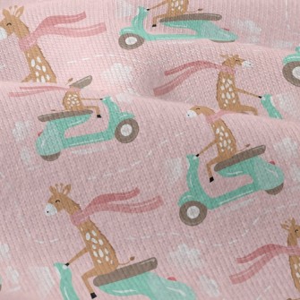 Giraffe Riding A Motorcycle Modern Jersey