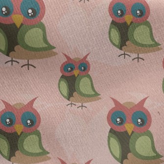 Owl Jersey Backed Fleece