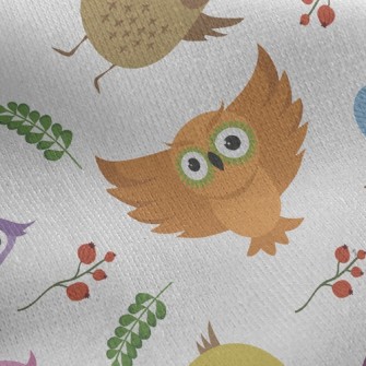 Changeable Owl Jersey Backed Fleece