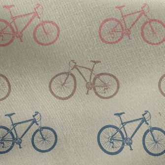 Retro Color Bike Jersey Backed Fleece