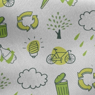Environmental Graffiti Bicycle Jersey Backed Fleece