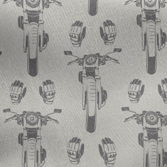 Retro Motorcycle Jersey Backed Fleece