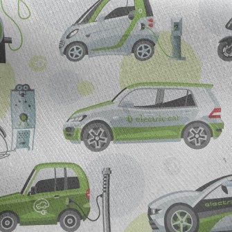 Solar Car Jersey Backed Fleece