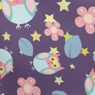 Flower Owl Pongee
