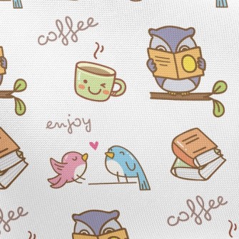 Coffee Bird Pongee