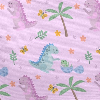 Butterfly Dinosaur Pongee