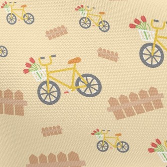 Yellow Bicycle Pongee