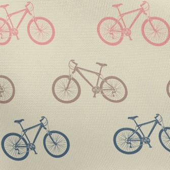Retro Color Bike Pongee