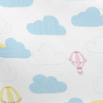 Rainbow Hot Air Balloon Pongee
