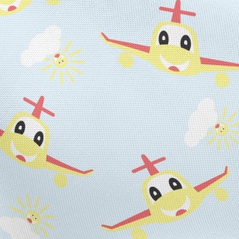 Cute Plane Pongee