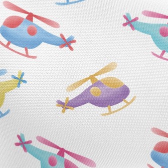 Cute Helicopter Pongee