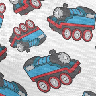 Little Blue Train Pongee