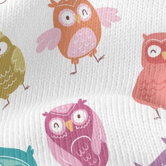 Colorful Owl Stretch Jersey