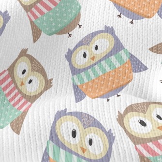 Owl In Clothes Stretch Jersey