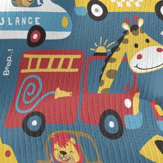 Taxi Fire Truck Stretch Jersey