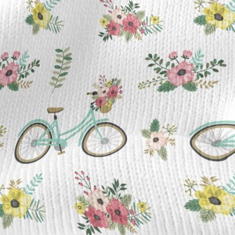 Flower Bike Stretch Jersey