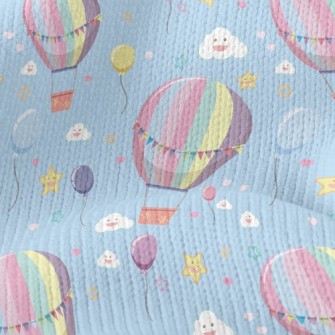 Happy Hot Air Balloon Stretch Jersey
