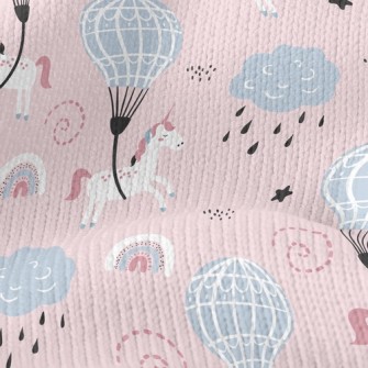 Unicorn Hot Air Balloon Stretch Jersey