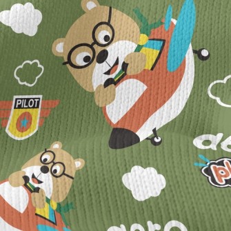 Bear Plane Stretch Jersey