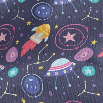 Outer Space Flying Saucer Stretch Jersey