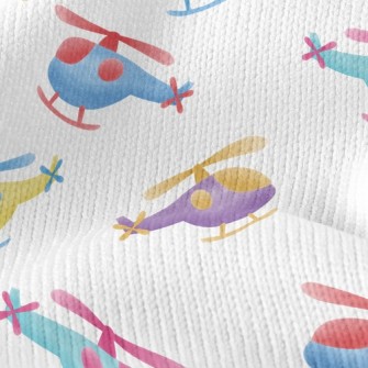 Cute Helicopter Stretch Jersey