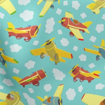 White Cloud Plane Lightweight Cotton Poplin