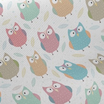 Leaf Owl Midweight Cotton Poplin