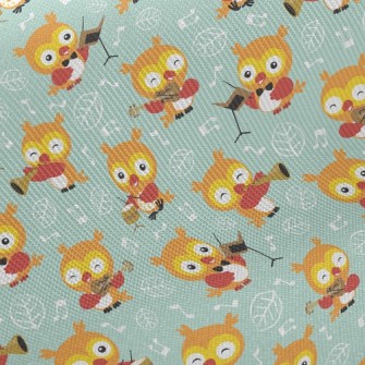 Musical Owl Midweight Cotton Poplin