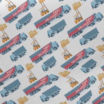 Large Truck Pusher Midweight Cotton Poplin