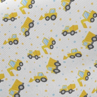 Excavator Bulldozer Midweight Cotton Poplin