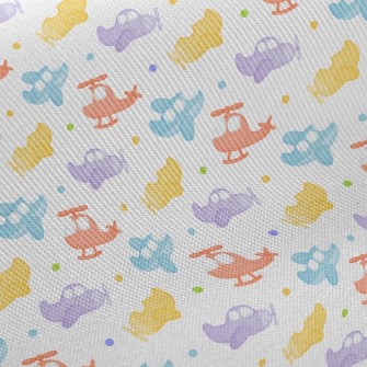 Aircraft Helicopter Midweight Cotton Poplin