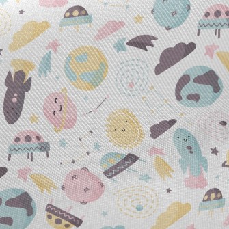 Rocket Sun Planet Midweight Cotton Poplin