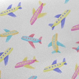 Cute Plane Midweight Cotton Poplin