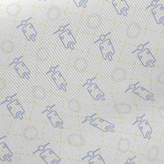 Cute Motorcycle Midweight Cotton Poplin