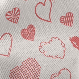 Geometric Splicing Love Standard Corduroy