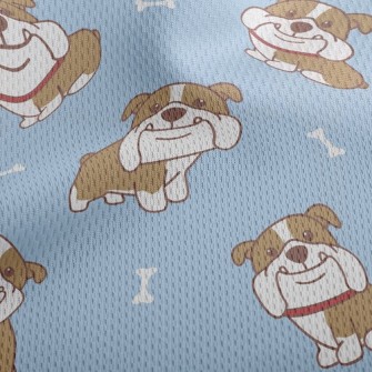 Disgusted Bulldog Athletic Mesh Flat Back