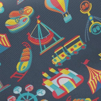 Colorful And Happy Amusement P Twill