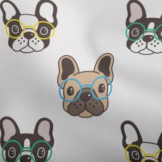 Playful Glasses Bulldog Dobby