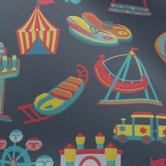 Colorful And Happy Amusement P Chiffon