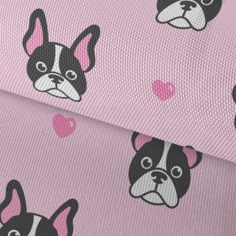 Pink Ears Bulldog Waterproof Oxford