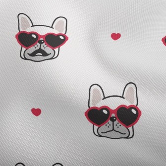 Bulldog Wearing Love Glasses Dobby