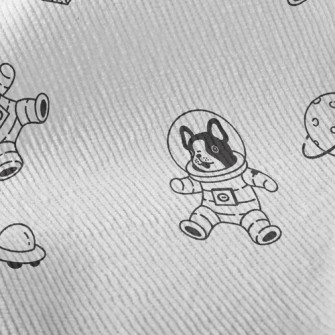 Cosmic Space Dog Standard Corduroy