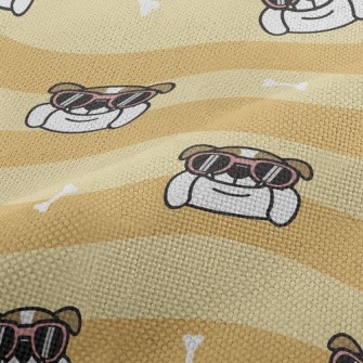 Handsome Spectacled Bulldog Performance Linen