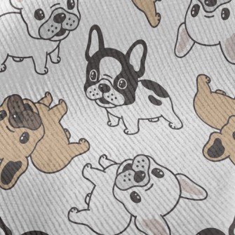 Cute Little Bulldog Standard Corduroy