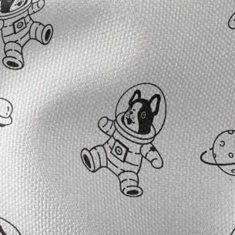 Cosmic Space Dog Waterproof Canvas