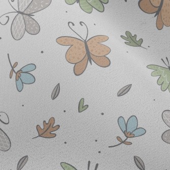 Happy Flying Butterfly Chiffon