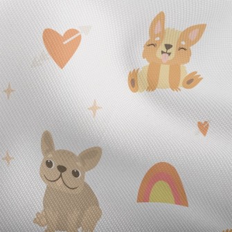 Lively Puppy Sticking Out Tong Dobby