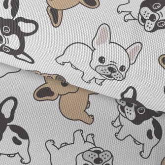 Cute Little Bulldog Waterproof Oxford